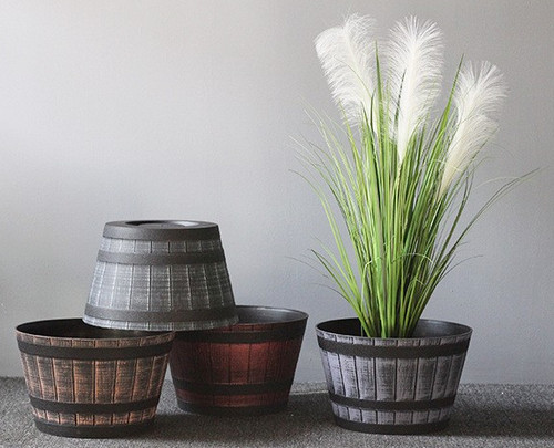 New large barrel planter - barrel,
