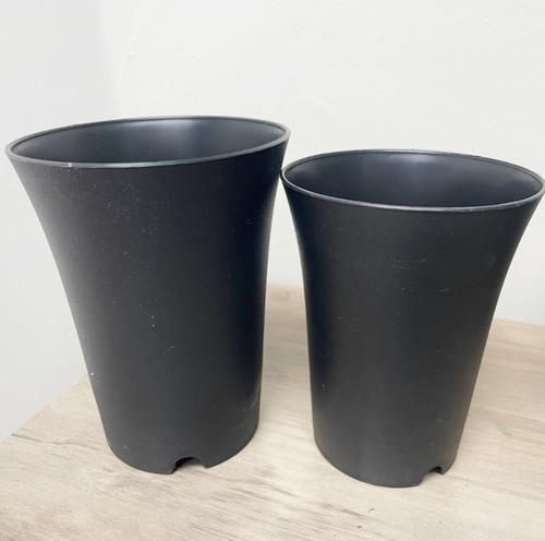 5pcs black plastic - plastic, round