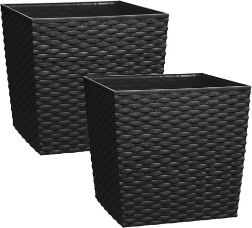 Set planters pot black - 2,