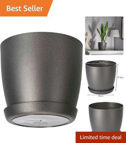 Elegant graphite matt flower - graphite,