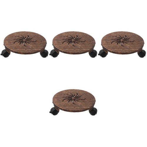 Durable wooden plant stand - wooden,