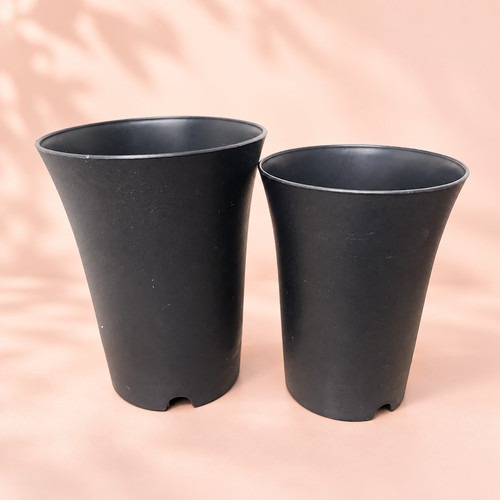 5pcs black plastic round - 5pcs,