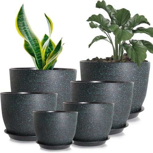 16 12cm plant pots - 25/23/20/18/16/12cm,