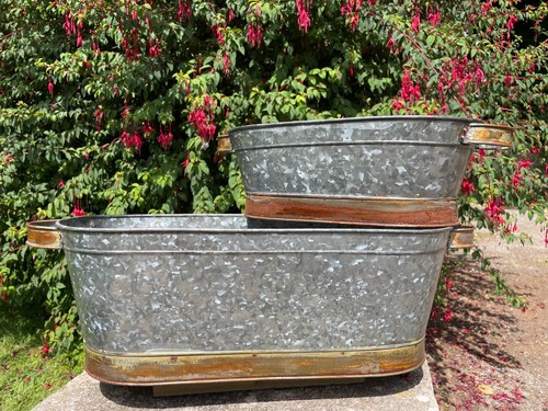 Set galvanised zinc large - 1,