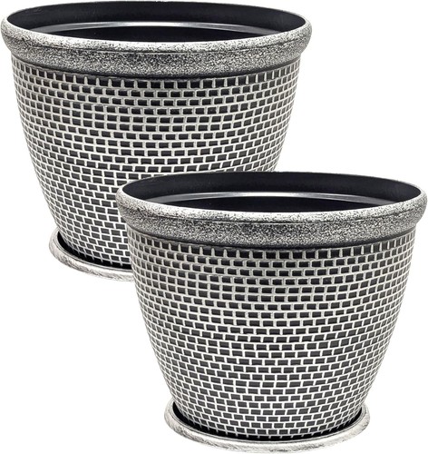 Pack large round silver - pack,