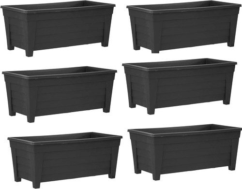 Large black plastic - black,